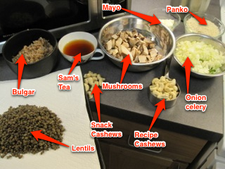 Mise En Place... with a bit of tea and snacking along...